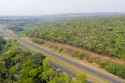 Photo made with drone of Cerrado forest remaining in the interior of the state - Sao Carlos city - Sao Paulo state (SP) - Brazil