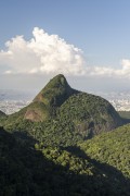 View of the Tijuca Peak from Bico do Papagaio Mountain  - Rio de Janeiro city - Rio de Janeiro state (RJ) - Brazil