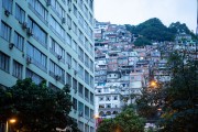 Cantagalo slum seen from Raul Pompeia Street - Rio de Janeiro city - Rio de Janeiro state (RJ) - Brazil