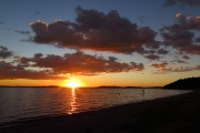 Sunset at Ipanema Beach - Guaiba Lake - Porto Alegre city - Rio Grande do Sul state (RS) - Brazil