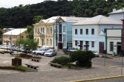 Italian colonial style houses in the vicinity of Garibaldi Square - Antonio Prado city - Rio Grande do Sul state (RS) - Brazil