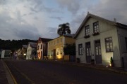 Italian colonial style houses in the vicinity of Garibaldi Square - Antonio Prado city - Rio Grande do Sul state (RS) - Brazil