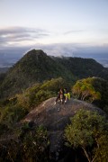 Couple at the top of Cocanha Mountain - Tijuca National Park - Rio de Janeiro city - Rio de Janeiro state (RJ) - Brazil