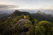 Couple at the top of Cocanha Mountain - Tijuca National Park - Rio de Janeiro city - Rio de Janeiro state (RJ) - Brazil