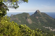 Rock of Gavea seen from the Tijuca Forest - Rio de Janeiro city - Rio de Janeiro state (RJ) - Brazil
