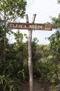 Signpost of Tijuca Mirim Peak - Tijuca National Park - Rio de Janeiro city - Rio de Janeiro state (RJ) - Brazil