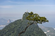 View of the Christ the Redeemer from the Brocolis Lookout - Rio de Janeiro city - Rio de Janeiro state (RJ) - Brazil