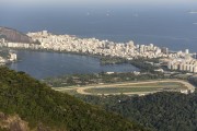 General view of Lagoa, Leblon and Ipanema neighborhoods from trail of Queimado Mountain  - Rio de Janeiro city - Rio de Janeiro state (RJ) - Brazil