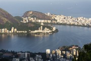 View of Rodrigo de Freitas Lagoon from Paineiras - Rio de Janeiro city - Rio de Janeiro state (RJ) - Brazil
