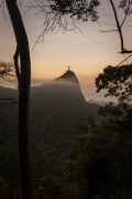 View of Christ the Redeemer at dusk from Paineiras - Rio de Janeiro city - Rio de Janeiro state (RJ) - Brazil