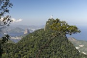 View of the Christ the Redeemer from the Brocolis Lookout - Rio de Janeiro city - Rio de Janeiro state (RJ) - Brazil