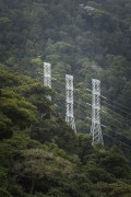 Electricity transmission towers in Tijuca National Park - Rio de Janeiro city - Rio de Janeiro state (RJ) - Brazil