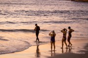 Swimmers entering the sea at Copacabana Beach - Rio de Janeiro city - Rio de Janeiro state (RJ) - Brazil