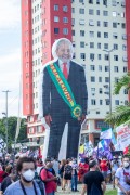 Giant doll of former president Lula - Demonstration in opposition to the government of President Jair Messias Bolsonaro - Rio de Janeiro city - Rio de Janeiro state (RJ) - Brazil