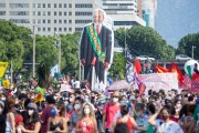 Giant doll of former president Lula - Demonstration in opposition to the government of President Jair Messias Bolsonaro - Rio de Janeiro city - Rio de Janeiro state (RJ) - Brazil