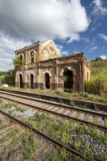 Old historic abandoned train station in the countryside of Rio de Janeiro - Vassouras city - Rio de Janeiro state (RJ) - Brazil