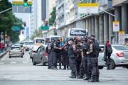 Military Police during demonstration in opposition to the government of President Jair Messias Bolsonaro - Rio de Janeiro city - Rio de Janeiro state (RJ) - Brazil