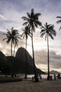 View of the Vermelha Beach (Red Beach) waterfront with the Sugarloaf in the background  - Rio de Janeiro city - Rio de Janeiro state (RJ) - Brazil