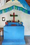 Altar for prayer at Morro do Cruzeiro - Trail for the Cruise leaves from the village of Visconde de Maua - Bocaina de Minas city - Minas Gerais state (MG) - Brazil
