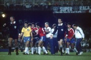 Playoffs for the 1990 World Cup - Brazil vs Chile game at Maracana - Episode involving goalkeeper Rojas - Rio de Janeiro city - Rio de Janeiro state (RJ) - Brazil