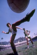 Edinho and Erivelto - Fluminense Football Club football players training at Laranjeiras Stadium - The 70s - Rio de Janeiro city - Rio de Janeiro state (RJ) - Brazil