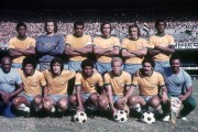 Brazilian team players posing for photo - 70s - Rio de Janeiro city - Rio de Janeiro state (RJ) - Brazil