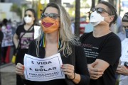 Demonstration against President Jair Bolsonaro - Sao Jose do Rio Preto city - Sao Paulo state (SP) - Brazil