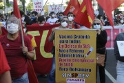 Demonstration against President Jair Bolsonaro - Sao Jose do Rio Preto city - Sao Paulo state (SP) - Brazil