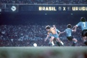 Soccer Match - Brazil vs Uruguay - The 80s - Rio de Janeiro city - Rio de Janeiro state (RJ) - Brazil