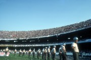 Police at Morumbi Stadium - The 80s - Sao Paulo city - Sao Paulo state (SP) - Brazil
