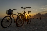 Bikes on the sand of Ipanema Beach - Rio de Janeiro city - Rio de Janeiro state (RJ) - Brazil