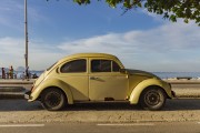 Beetle parked on Vieira Souto Avenue - Rio de Janeiro city - Rio de Janeiro state (RJ) - Brazil