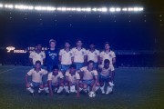 Brazilian Soccer Team - standing, Mazinho, Taffarel, Mauro Galvao, Ricardo Gomes, Aldair and Branco - crouching, Bebeto, Romario, Silas, Dunga and Valdo - America Cup - Rio de Janeiro city - Rio de Janeiro state (RJ) - Brazil