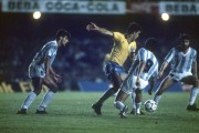 Brazilian Team - Brazil x Argentina Game - 1989 Copa America - Rio de Janeiro city - Rio de Janeiro state (RJ) - Brazil