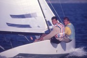 Torben Grael and Marcelo Ferreira during Star class regatta - The 80s - Armacao dos Buzios city - Rio de Janeiro state (RJ) - Brazil