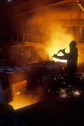 Factory worker - Companhia Siderurgica Nacional (National Steel company) - Volta Redonda city - Rio de Janeiro state (RJ) - Brazil