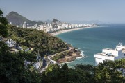 View of the sea and Ipanema Beach from the Two Brothers Mountain - Rio de Janeiro city - Rio de Janeiro state (RJ) - Brazil