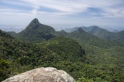 View of the Tijuca Peak from Bico do Papagaio Mountain  - Rio de Janeiro city - Rio de Janeiro state (RJ) - Brazil