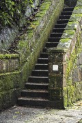 Historic staircase made of stones in the area of Mesa do Imperador - Tijuca National Park - Rio de Janeiro city - Rio de Janeiro state (RJ) - Brazil