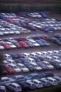 Cars in an automakers yard - Automobile industry - Sao Bernardo do Campo city - Sao Paulo state (SP) - Brazil