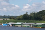 Houseboats on the Purus River - Piagaçu-Purus Sustainable Development Reserve - Beruri city - Amazonas state (AM) - Brazil