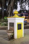 Public drinking fountain at Coronel Juliao de Moura Negrao Square - Historic center of Ilhabela - Ilhabela city - Sao Paulo state (SP) - Brazil
