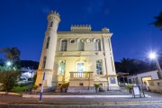 Night view of the former prison and forum of Ilhabela - Ilhabela city - Sao Paulo state (SP) - Brazil