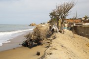 Houses destroyed by the advance of the sea over Atafona Beach - Sao Joao da Barra city - Rio de Janeiro state (RJ) - Brazil