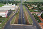 Picture taken with drone of the Assis Chateaubriand Highway (SP-425) - between Sao Jose do Rio Preto and Guapiaçu - Sao Jose do Rio Preto city - Sao Paulo state (SP) - Brazil