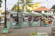 Craft stalls at Oscar Macedo Soares Square (Praça do Artesanato) - Saquarema city - Rio de Janeiro state (RJ) - Brazil