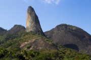 Itabira Peak, 700m high granite rock formation - Cachoeiro de Itapemirim city - Espirito Santo state (ES) - Brazil