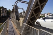 Governador Joao Bley iron bridge over the Itapemirim River - Cachoeiro de Itapemirim city - Espirito Santo state (ES) - Brazil