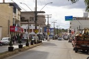 Gether Lopes de Farias highway crossing the city center - Aguia Branca city - Espirito Santo state (ES) - Brazil