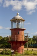 Dome of the old lighthouse at the mouth of the Doce River - Linhares city - Espirito Santo state (ES) - Brazil